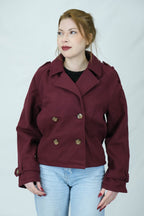 kruvaze kesim kısa kaban 6972 - Desfita