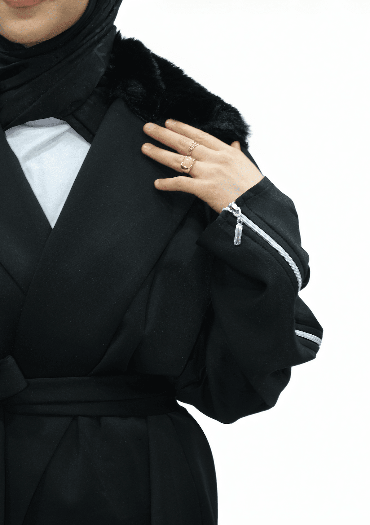 Kürk Detaylı Lüks Takım 13105 Ürün ikincil görseli