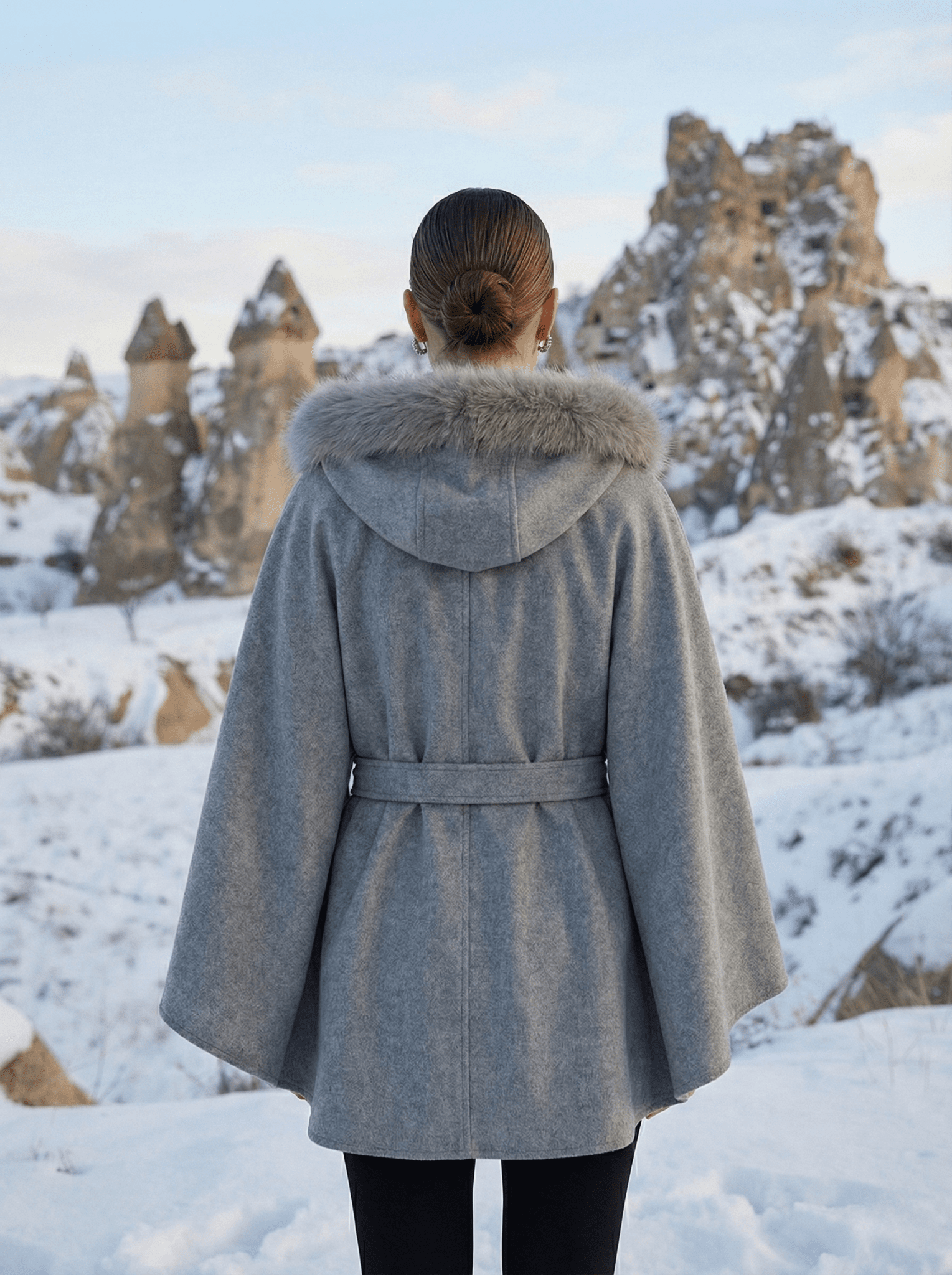 Kürk Detaylı Panço - Desfita