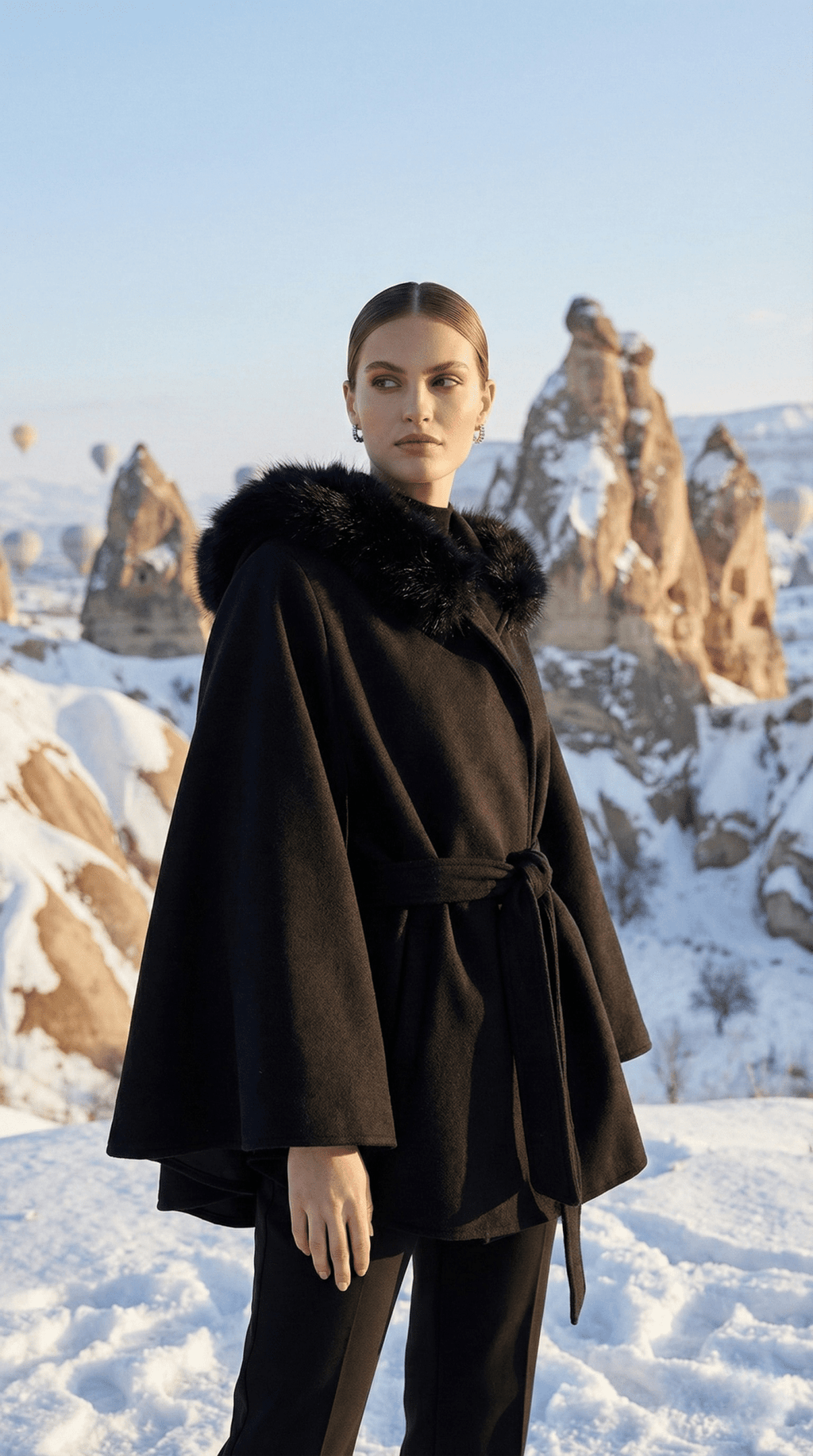 Kürk Detaylı Panço - Desfita