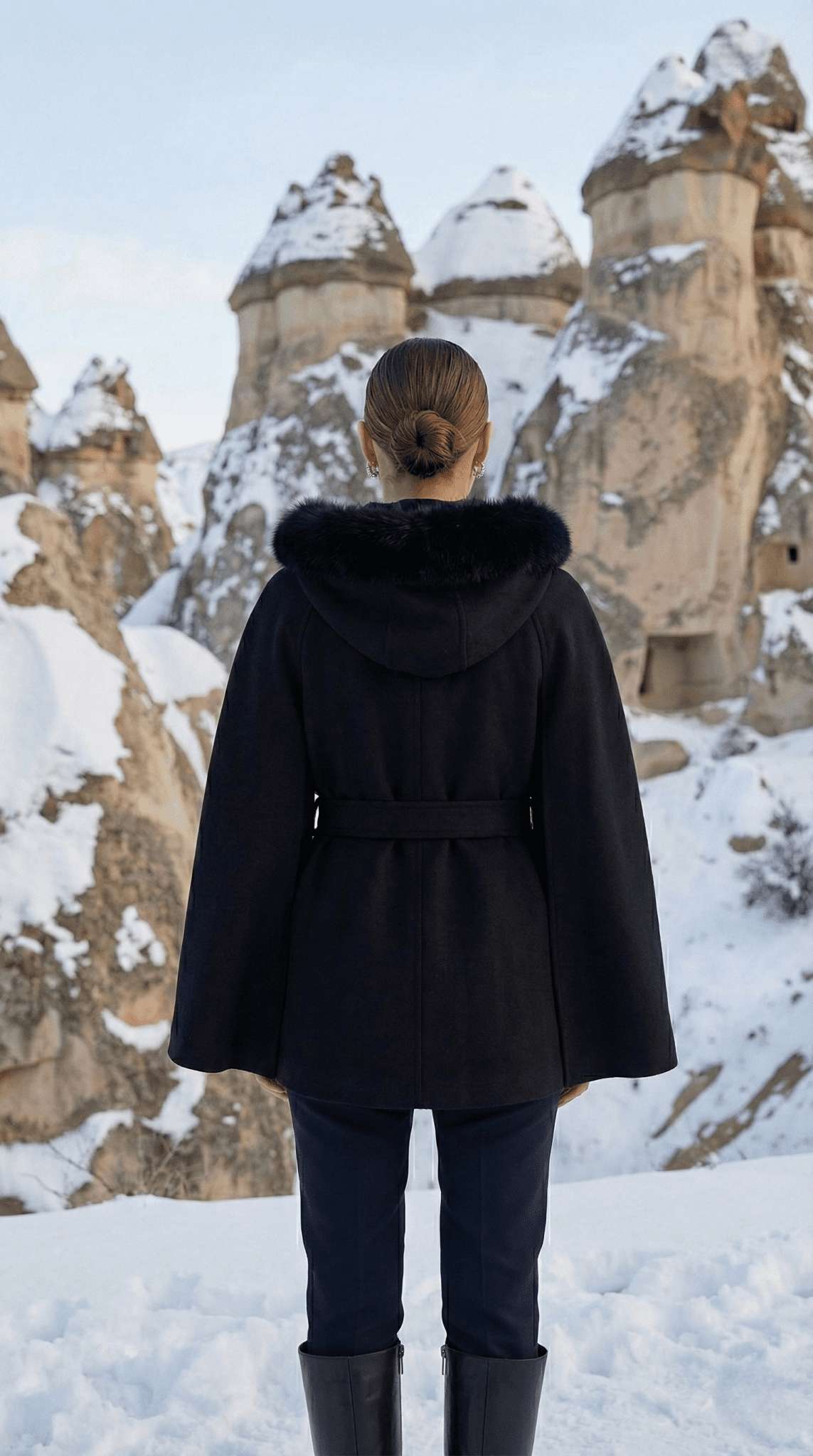 Kürk Detaylı Panço - Desfita