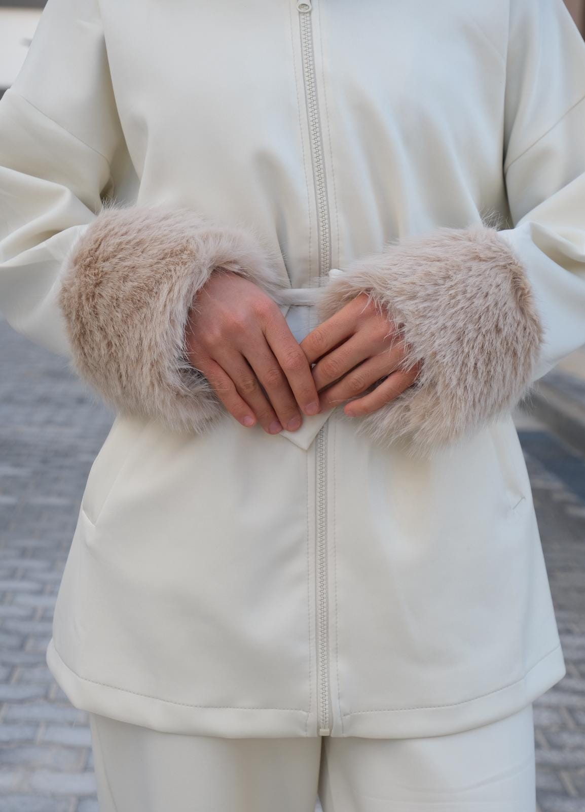 KÜRK DETAYLI TAKIM - 3038 Ürün ikincil görseli