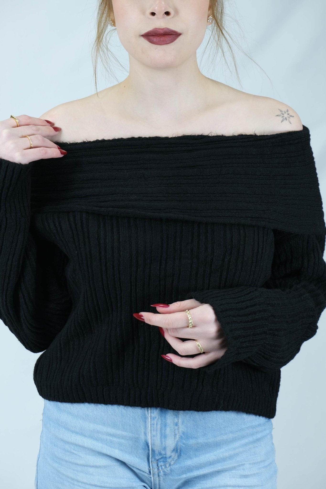 Madonna yaka fitilli kazak 1179 - Desfita