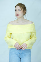 Madonna yaka fitilli kazak 1179 - Desfita