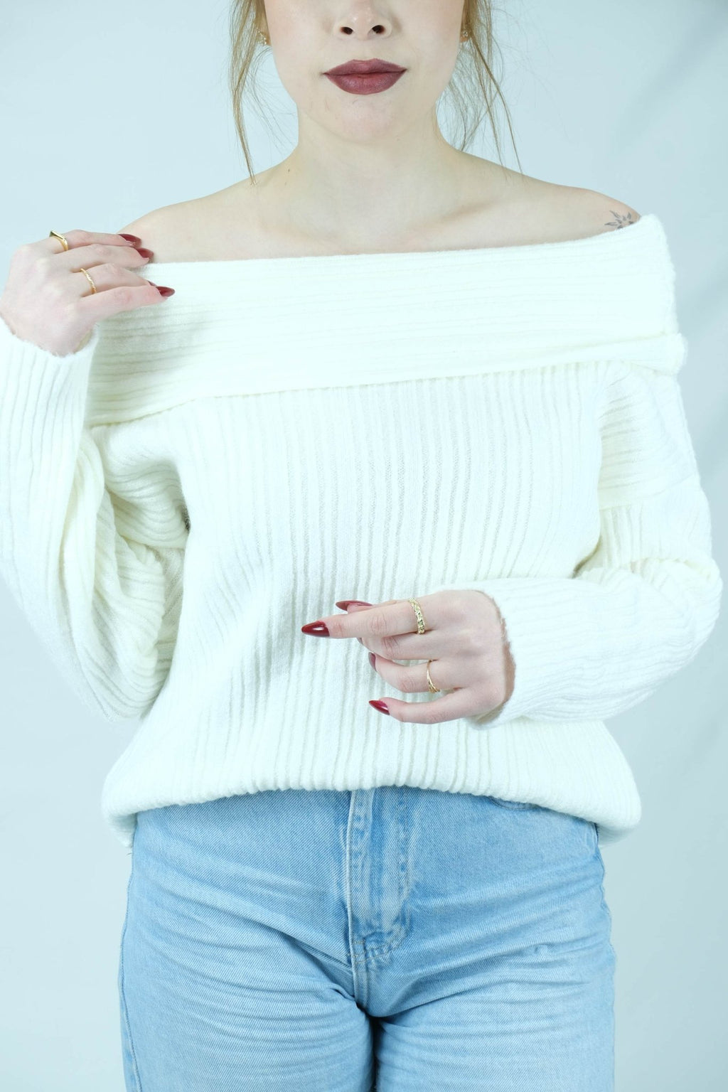 Madonna yaka fitilli kazak 1179 - Desfita