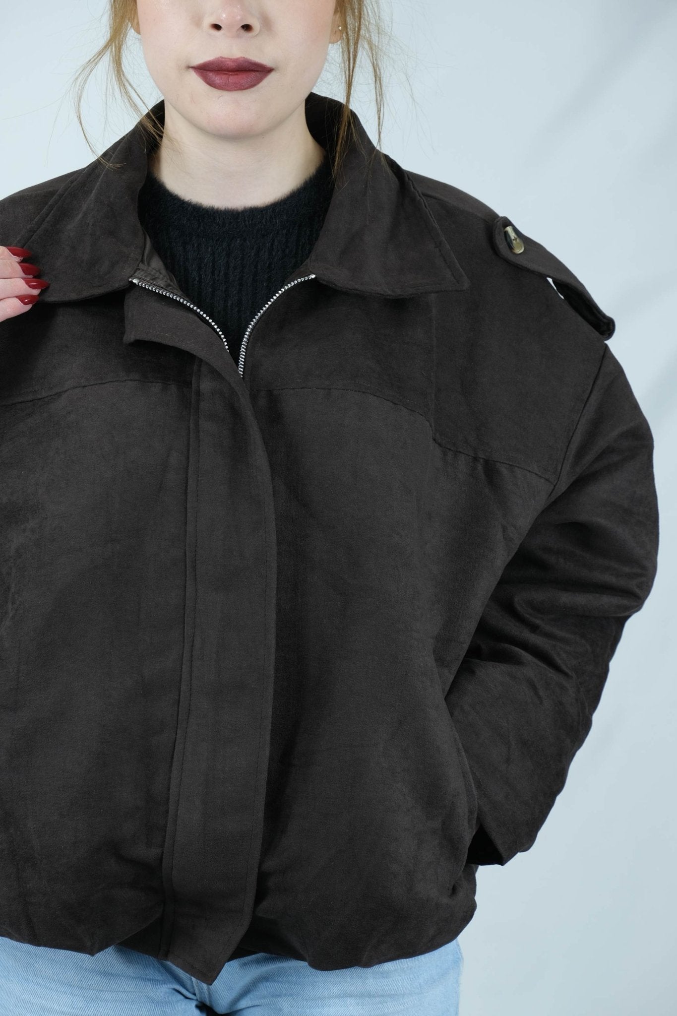 Oversize bomber ceket 6933 - Desfita