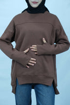 Parmak geçirilmeli kazak 3033 - Desfita