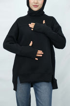 Parmak geçirilmeli kazak 3033 - Desfita