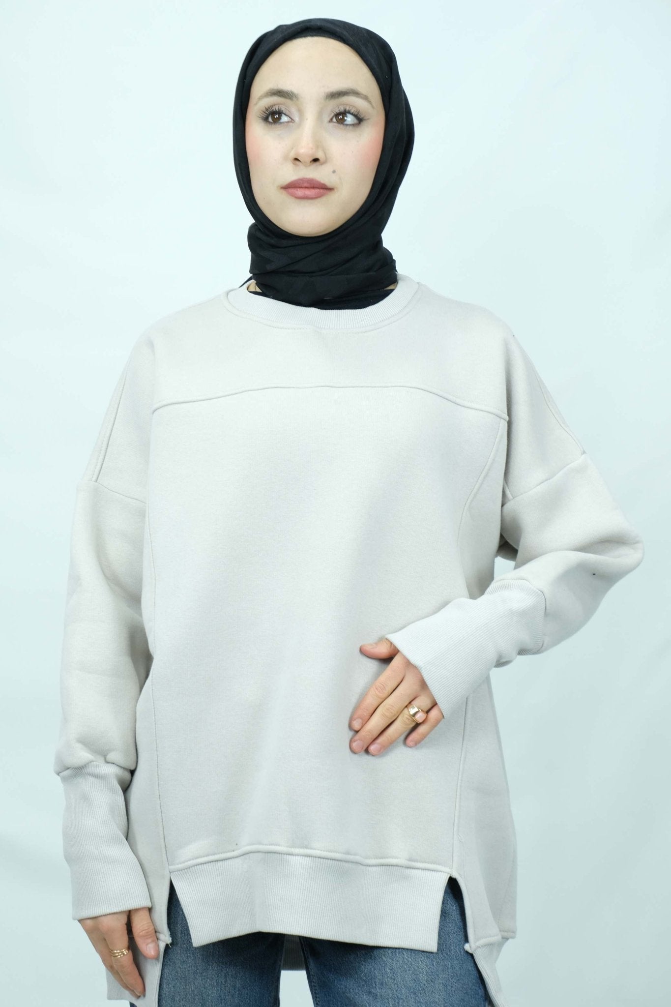 Parmak geçirilmeli kazak 3033 - Desfita