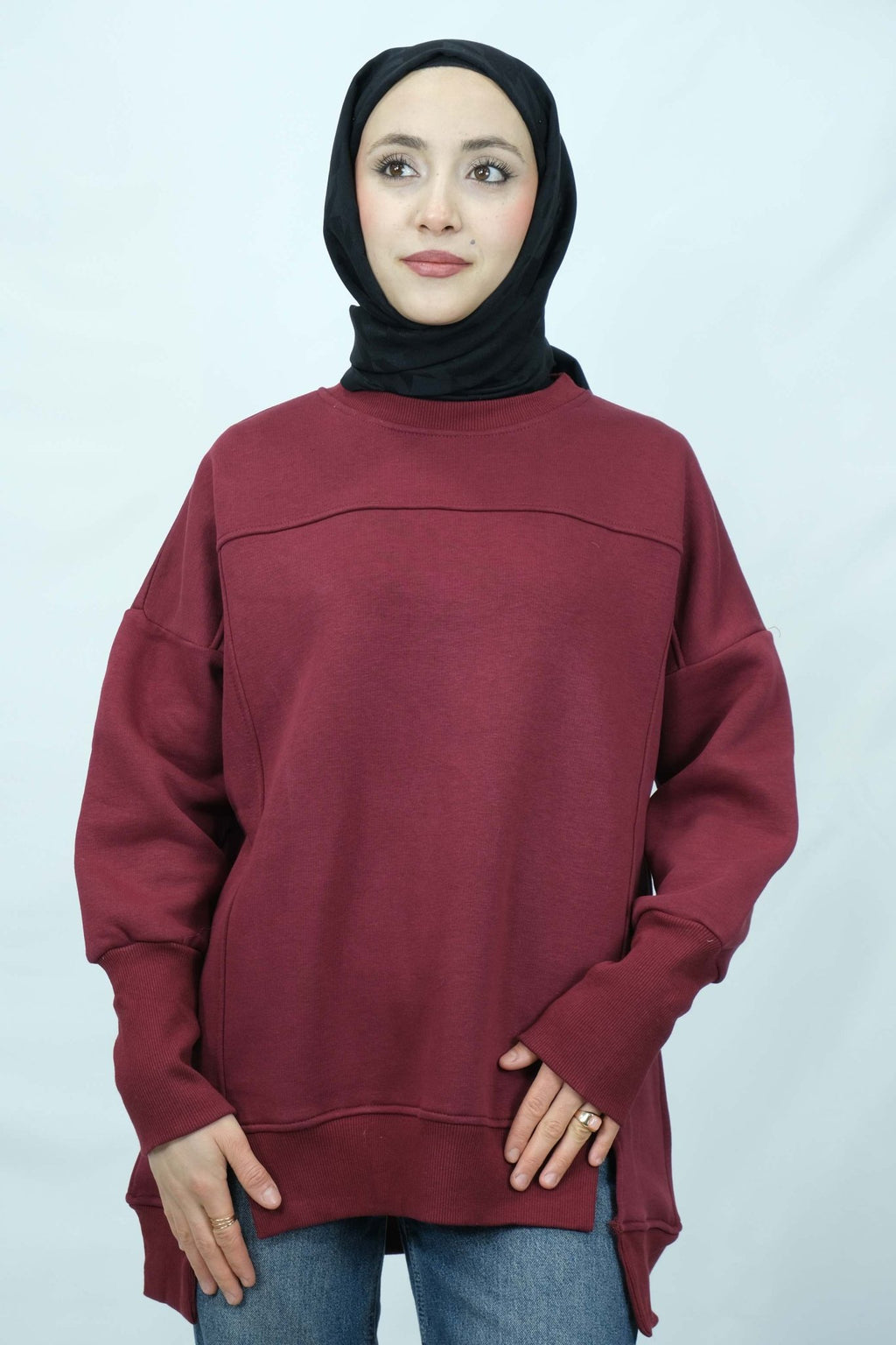 Parmak geçirilmeli kazak 3033 - Desfita