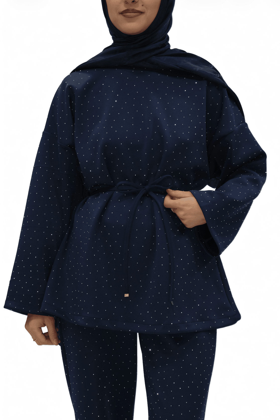 Taş Detaylı Işıltılı Takım 22001 Ürün ikincil görseli