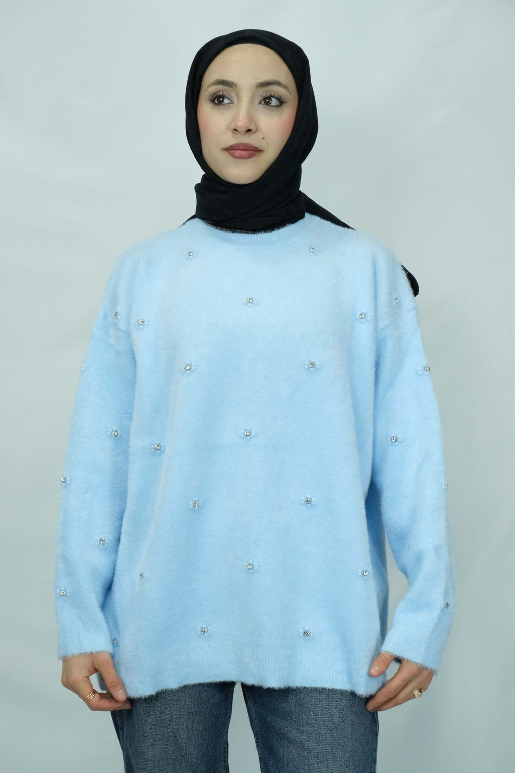 Taşlı kazak 2409 - Desfita