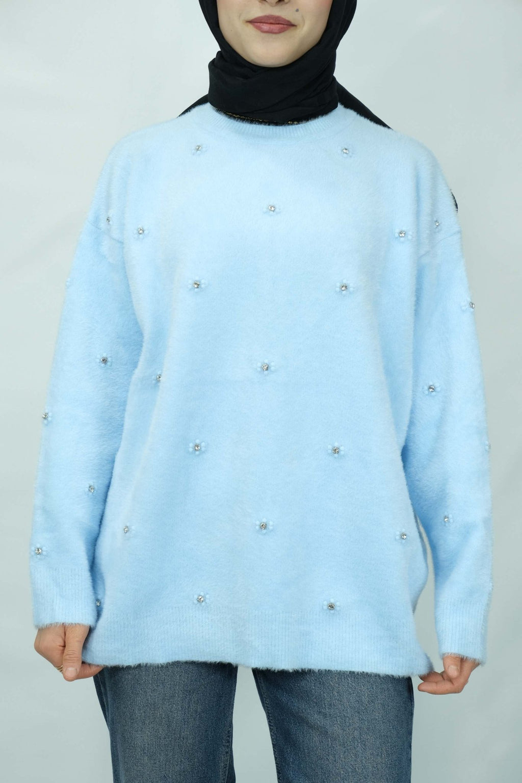 Taşlı kazak 2409 - Desfita