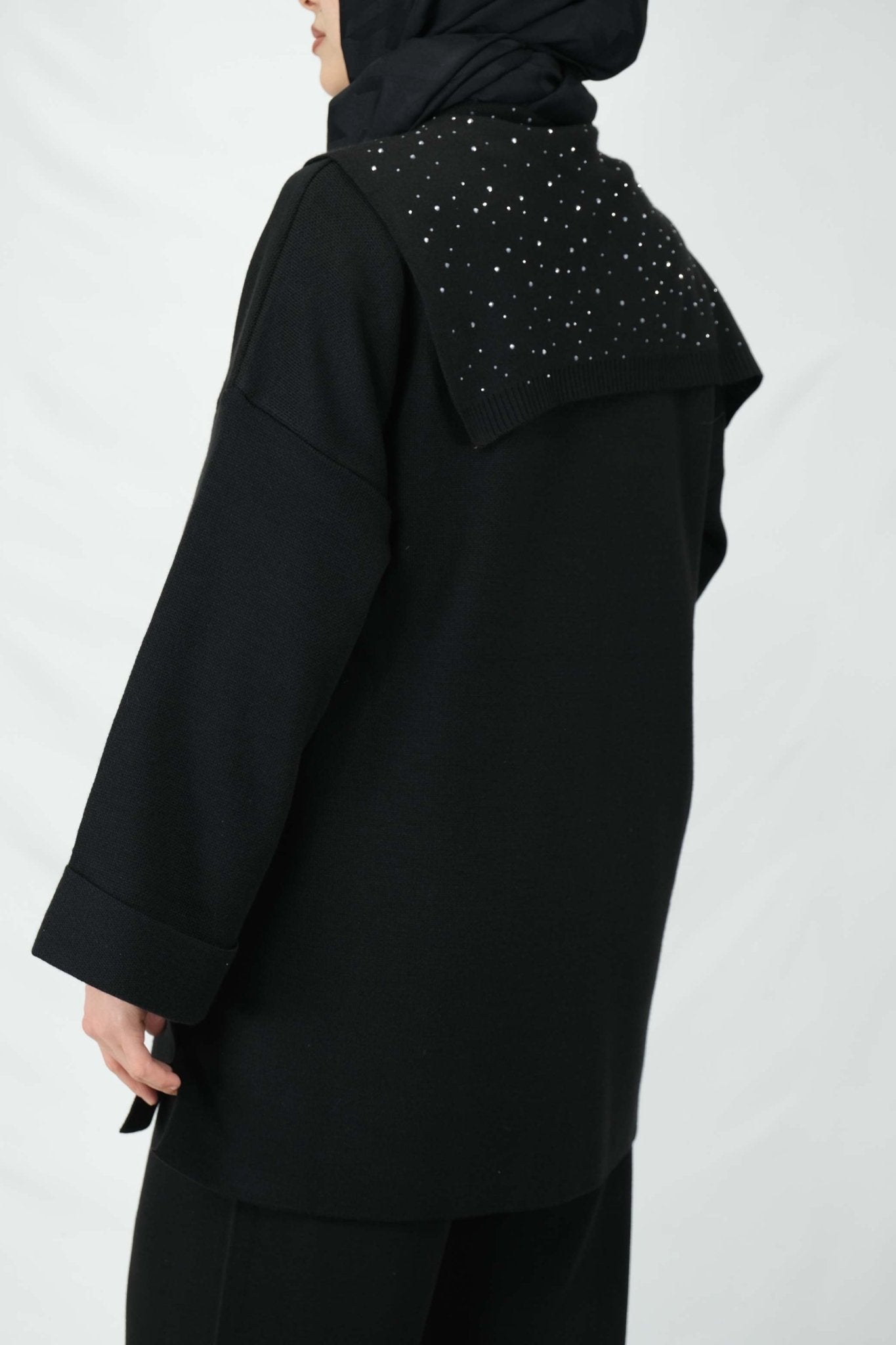 Taşlı triko takım 4019 - Desfita