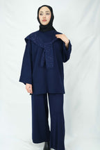 Taşlı triko takım 4019 - Desfita