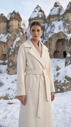 Tek Düğmeli Uzun Kaşe - Desfita