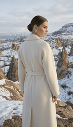 Tek Düğmeli Uzun Kaşe - Desfita