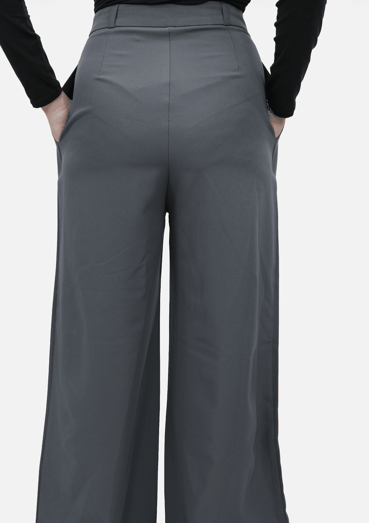 Üç Pile Plazzo Pantolon - 808 Ürün ikincil görseli