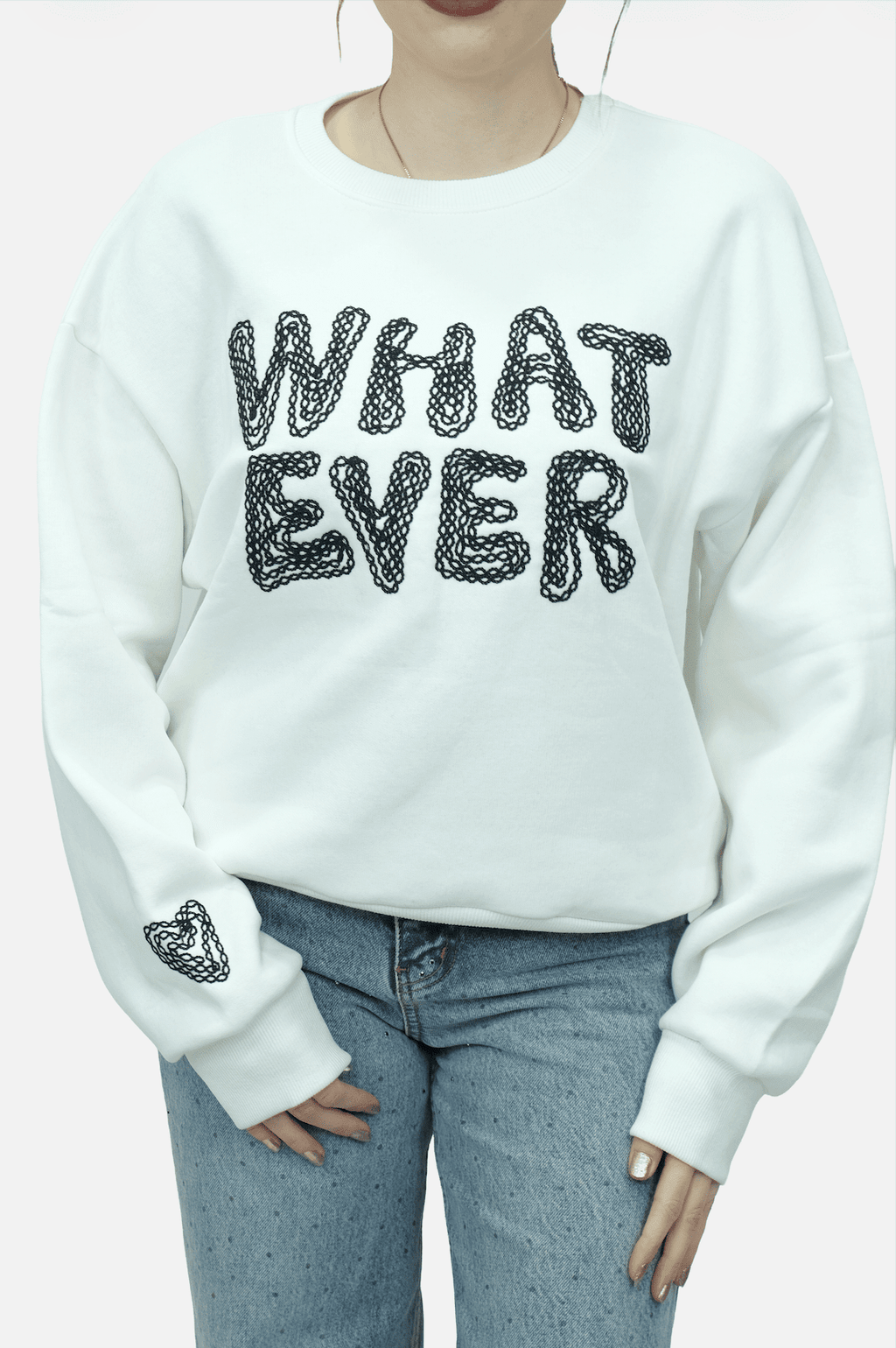 Whatever Nakışlı Sweat – 6890 - Desfita