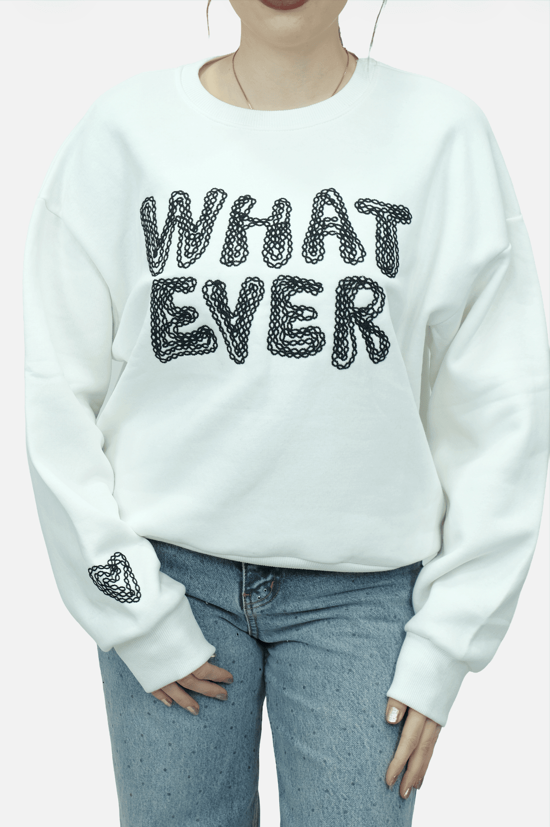 Whatever Nakışlı Sweat – 6890 - Desfita