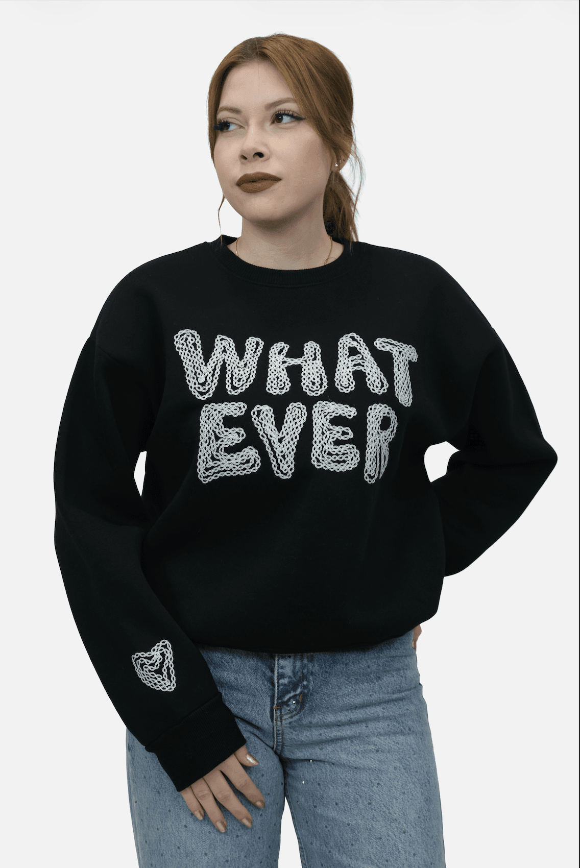 Whatever Nakışlı Sweat – 6890 - Desfita