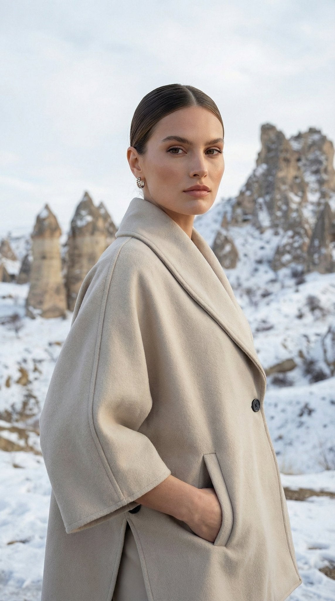 Yan Düğmeli Ceket - Desfita